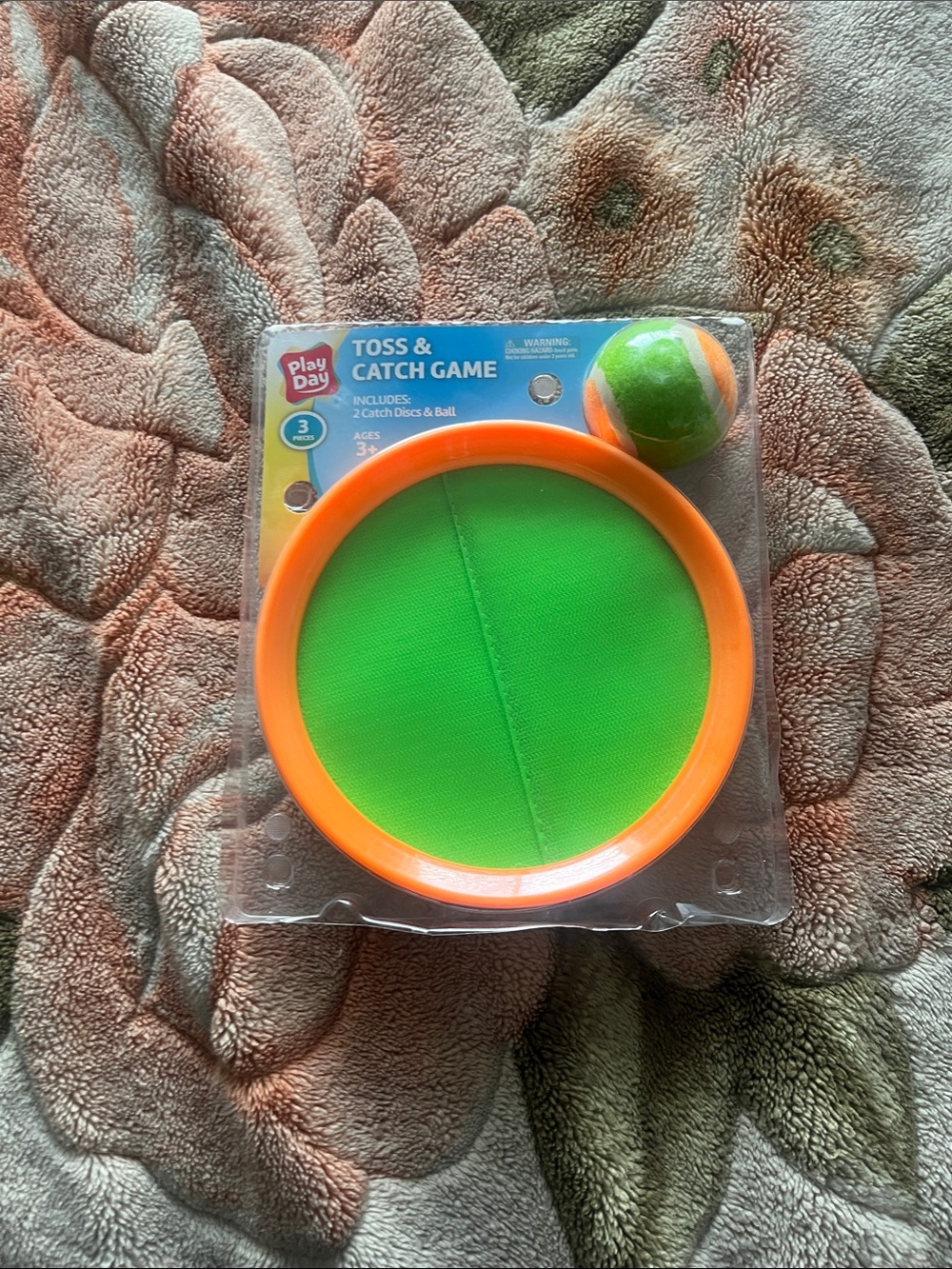 Play Day Toss & Catch Game - Orange & Green